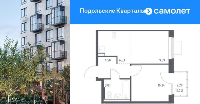 ЖК «Подольские кварталы» метро Бунинская аллея № 103 кв-л, к 4 фото