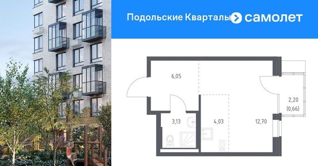 ЖК «Подольские кварталы» метро Бунинская аллея № 103 кв-л, к 2 фото