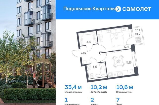 п Рязановское ЖК «Подольские кварталы» Новомосковский административный округ, к 2 фото