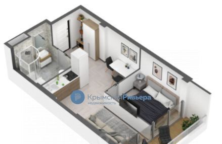 квартира г Ялта пгт Кацивели ул Академика В.В. Шулейкина 8 фото 2