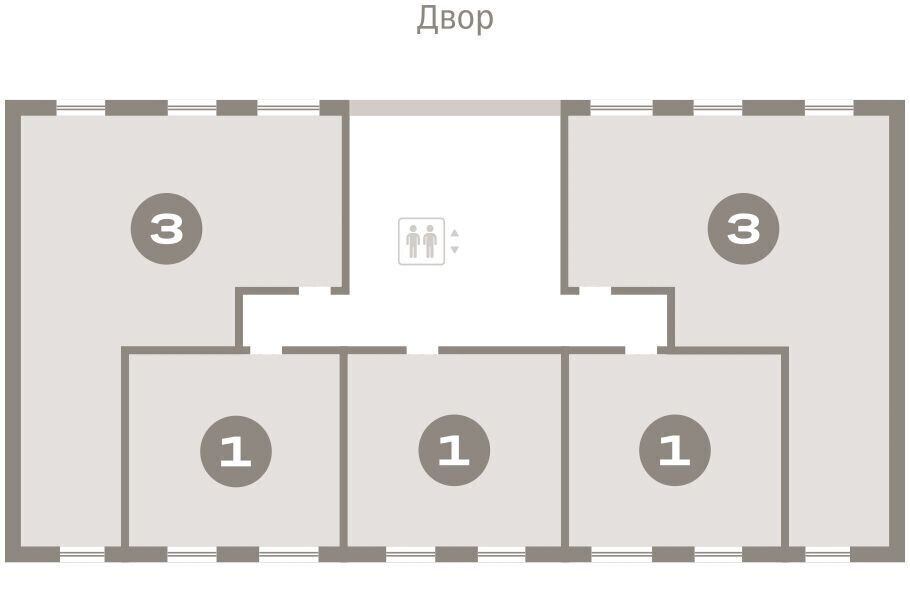 квартира г Омск р-н Кировский ул Крупской 3 Кварталы Драверта Кировский АО фото 3