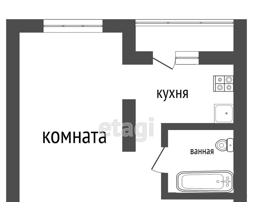 квартира г Ульяновск р-н Ленинский микрорайон «Искра» 17а м-н, Защитников Отечества фото 8