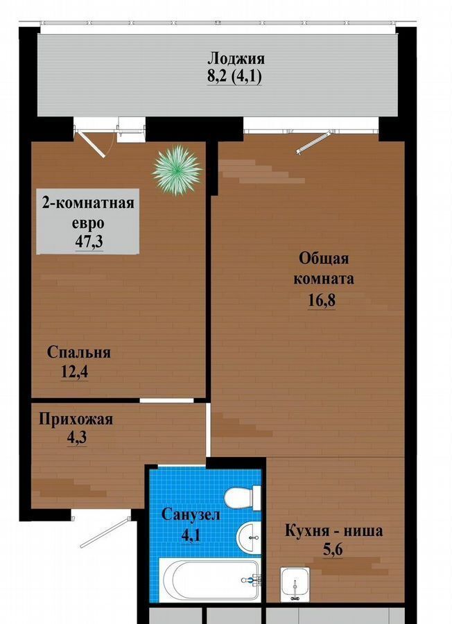 квартира г Чита р-н Черновский пр-кт Маршала Жукова 7 фото 2