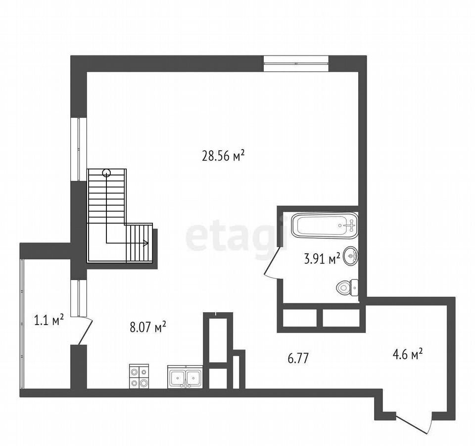 квартира г Стерлитамак пр-кт Октября 38 ЖК «Новый город» фото 18