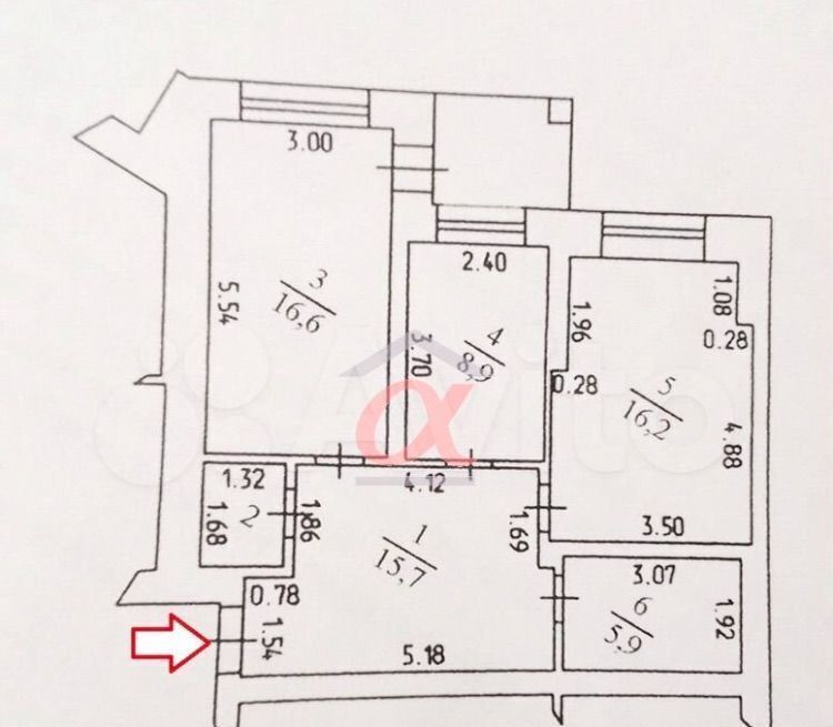 квартира г Кемерово р-н Заводский ул Юрия Двужильного 32б Кемеровская обл. — Кузбасс фото 2