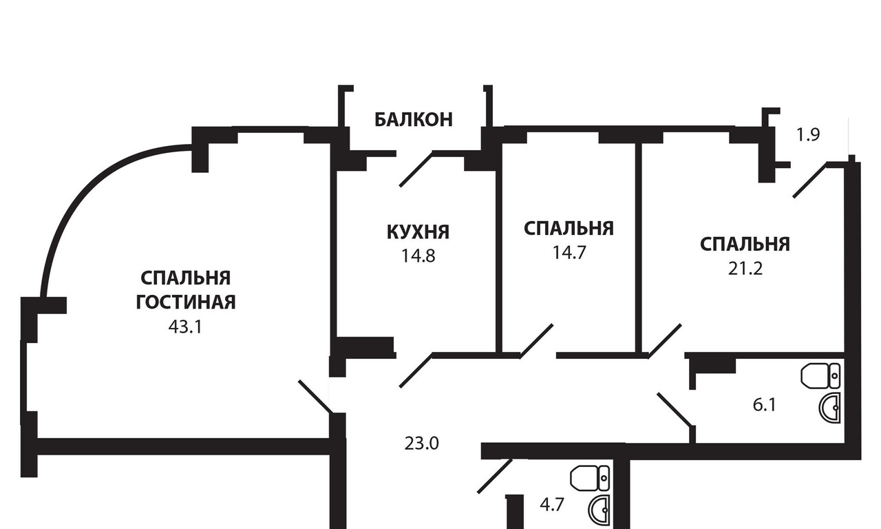 квартира г Кисловодск ул Куйбышева 7 фото 2