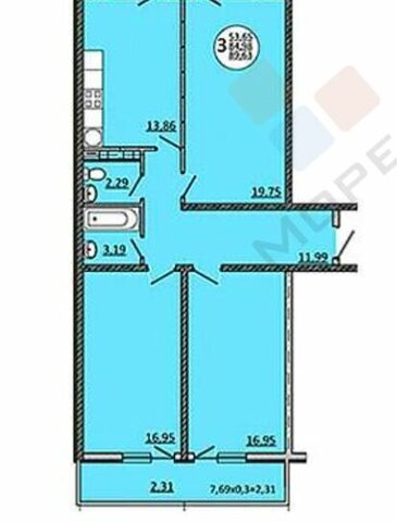 р-н Карасунский микрорайон Камвольно-Суконный Комбинат дом 11к/3 фото