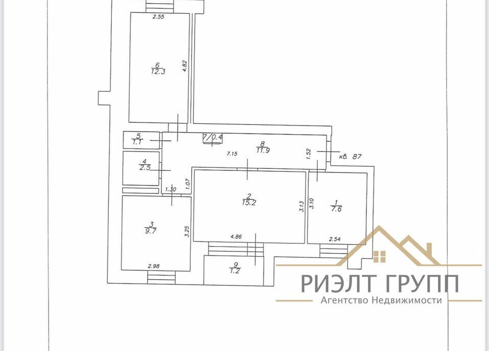 квартира г Казань Яшьлек ул Голубятникова 26 фото 2