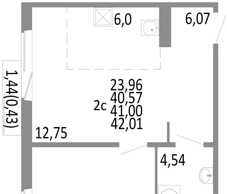 квартира г Челябинск р-н Советский Нефтебазовая, 1/1-1/2 фото 1