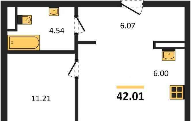 квартира г Челябинск р-н Советский ул Блюхера 125б ЖК Никс Лайн на Блюхера фото 1