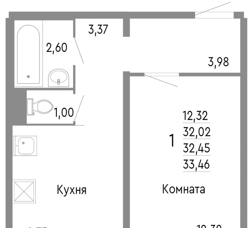 квартира г Челябинск р-н Советский Нефтебазовая, 1/1-1/2 фото 1