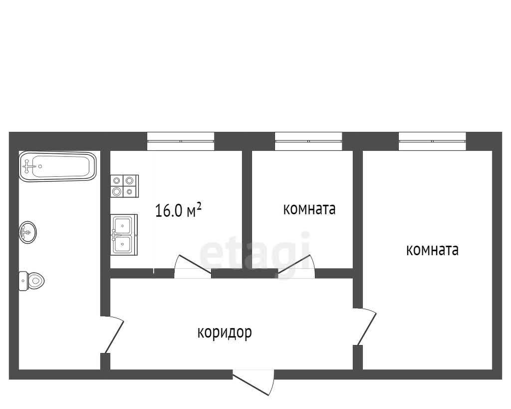 квартира г Камышлов ул Строителей 14 фото 14