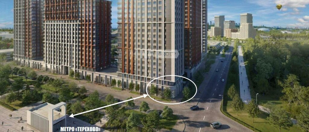 торговое помещение г Щербинка квартал № 1 метро Терехово ЖК «Остров» 7 5-й фото 1