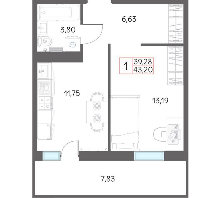 квартира г Тобольск мкр 7а 29 фото 1