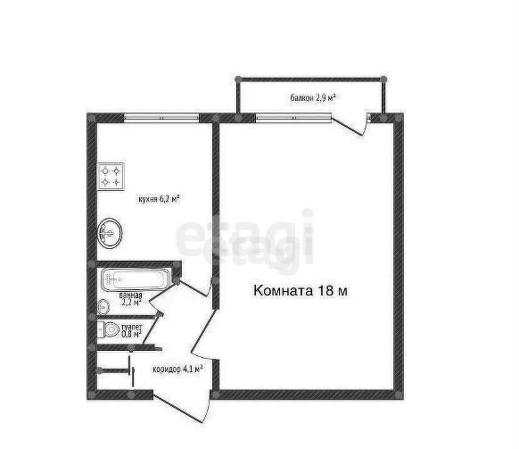 квартира г Новороссийск р-н Центральный ул Суворовская 2а фото 11