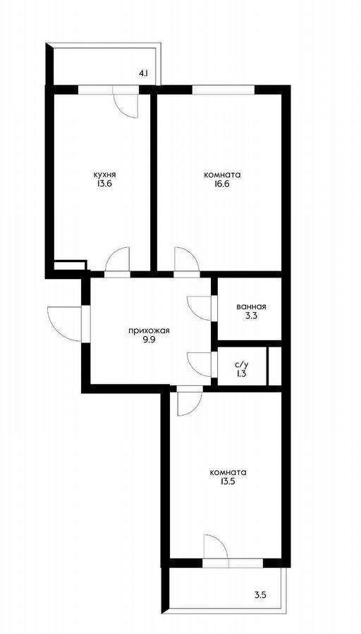 квартира г Краснодар р-н Прикубанский ул Восточно-Кругликовская 22 фото 20