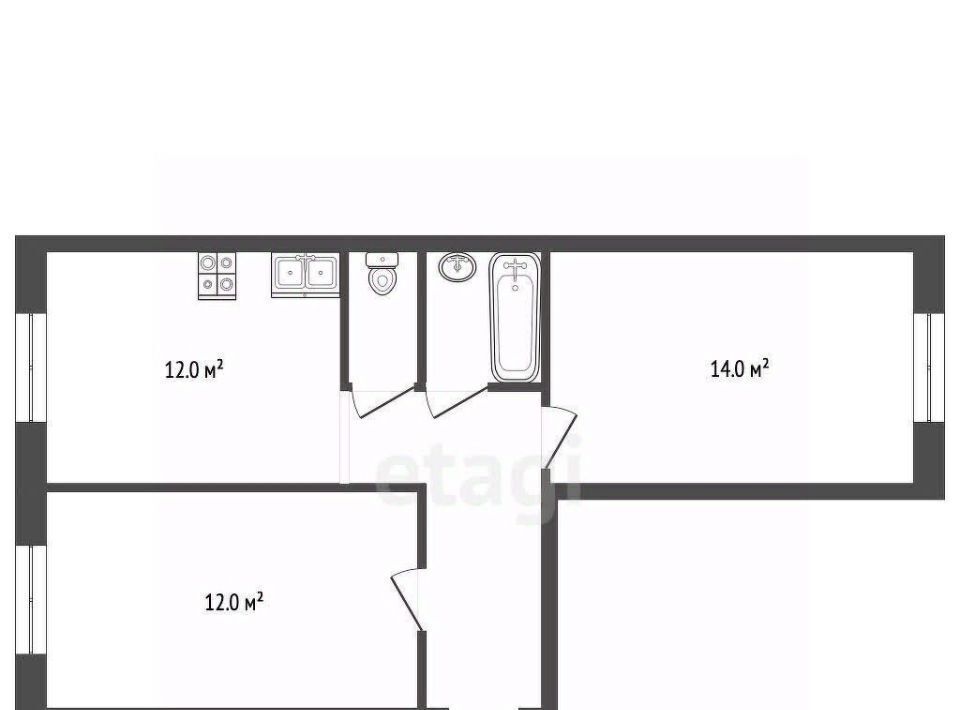 квартира г Ярославль р-н Кировский ул Нахимсона 12 фото 1