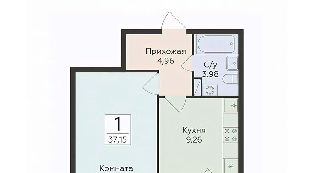 квартира г Воронеж р-н Ленинский ул Чапаева 68б фото 1