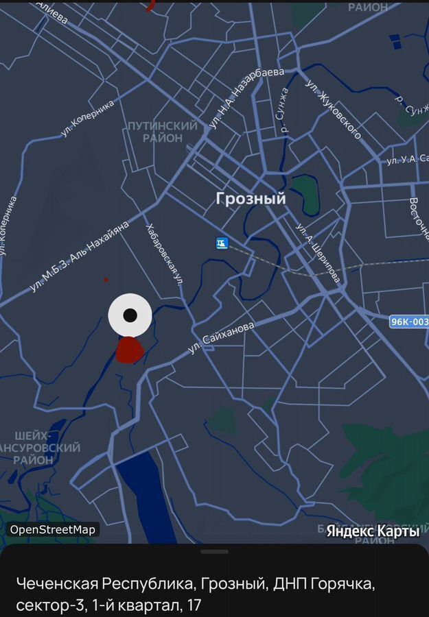 земля г Грозный 3-й квартал ДНП Горячка, 17, сектор-3, 1-й квартал фото 2