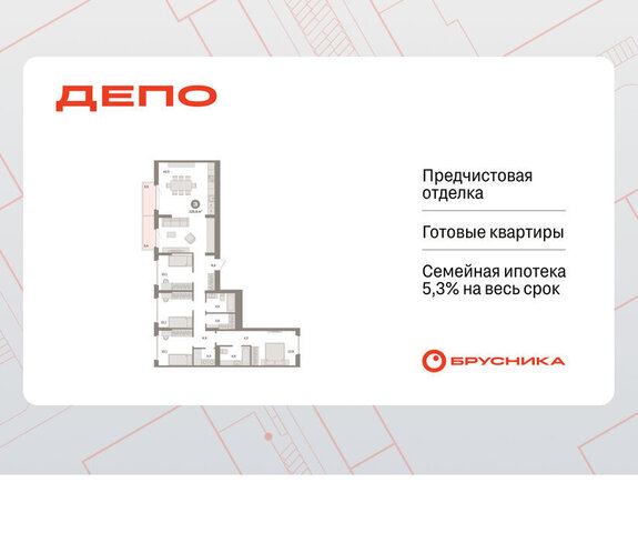 квартира Уральская Старая Сортировка ЖК Квартал Депо жилой район Сортировочный фото