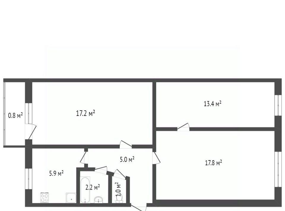 квартира г Нижний Новгород Бурнаковская ш Московское 84а фото 2