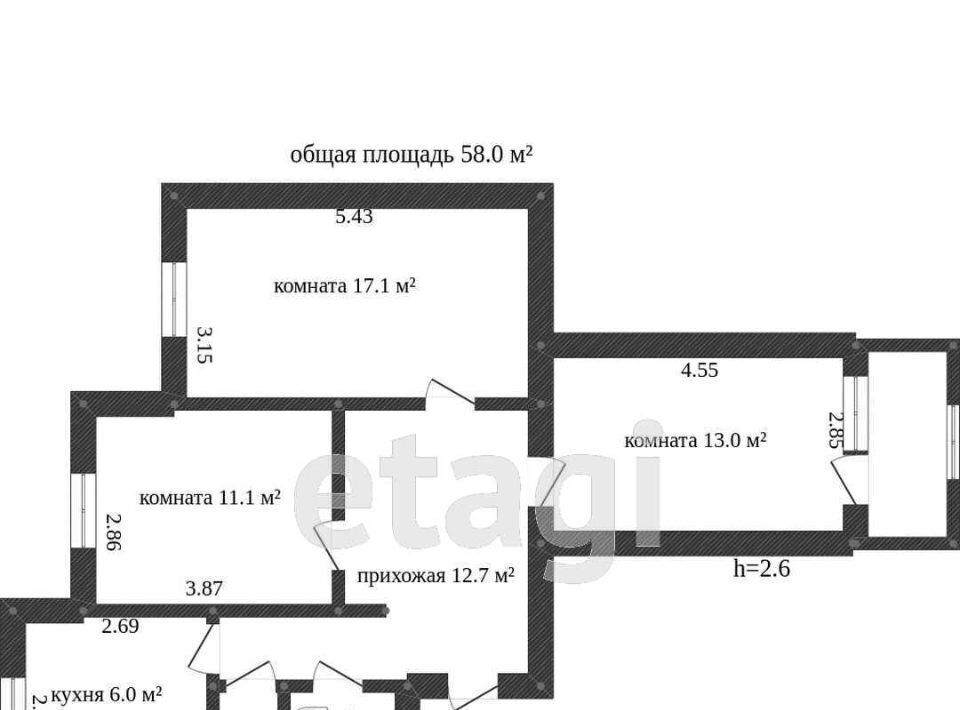 квартира г Новый Уренгой ул Молодежная 15 фото 2