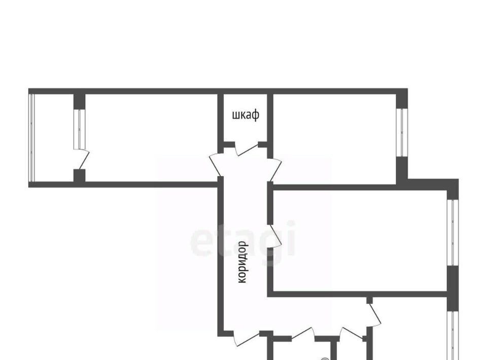 квартира г Воронеж р-н Железнодорожный ул Минская 55 фото 2