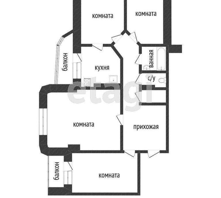 квартира г Белгород пр-кт Ватутина 13а фото 1