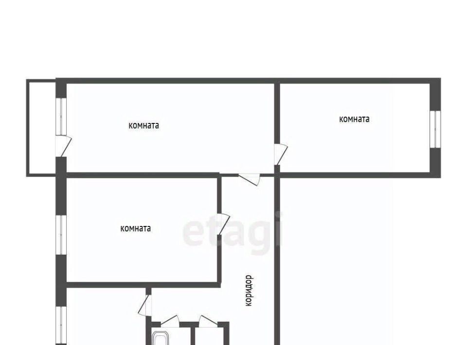 квартира г Кострома мкр Черноречье 12а фото 2