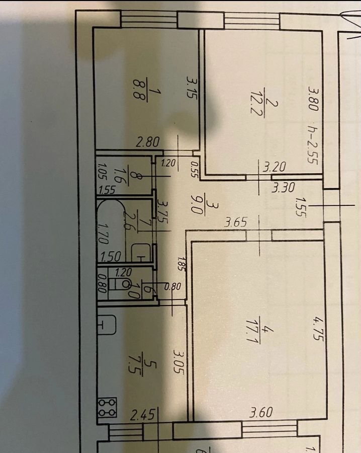 квартира р-н Буденновский г Буденновск 3-й мкр-н, 3 фото 11