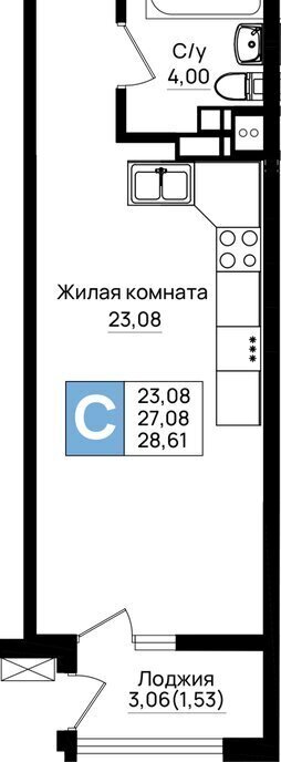 квартира г Новороссийск микрорайон 5-я Бригада фото 1