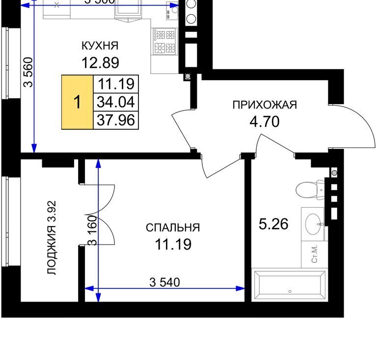 квартира р-н Гурьевский г Гурьевск ЖК «Включи» фото 1
