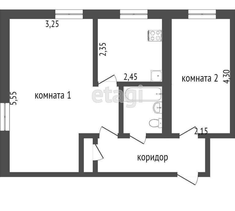 квартира г Улан-Удэ ул Гагарина 53 фото 1