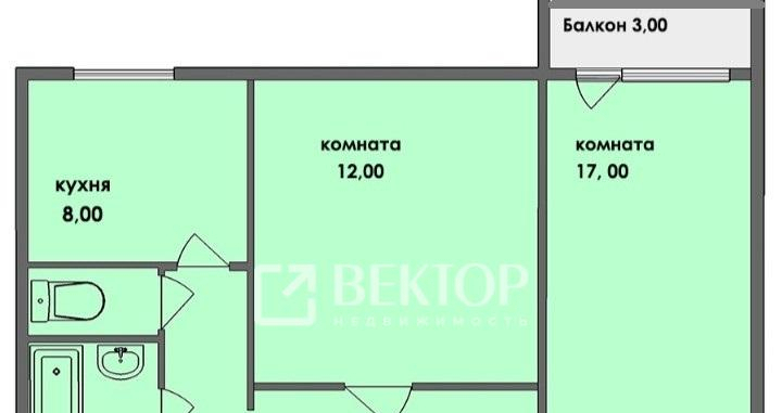 квартира р-н Ивановский г Кохма ул Запрудная 20 фото 13