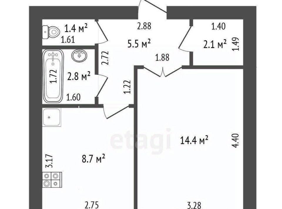 квартира г Чита р-н Центральный ул Новобульварная 53 фото 2
