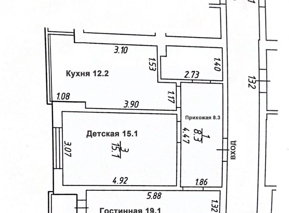 квартира г Краснодар р-н Карасунский ул им. Селезнева 4б фото 11