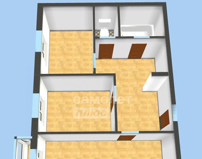квартира г Кострома мкр Давыдовский-2 75 фото 17
