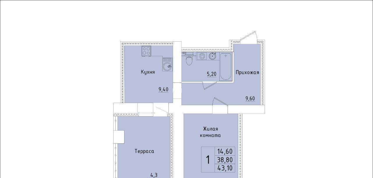 квартира г Киров р-н Ленинский проезд Хлебозаводской 6 фото 1