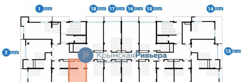 квартира г Ялта пгт Кацивели ул Академика В.В. Шулейкина 8 апарт-отель «Крымский квартал» фото 3