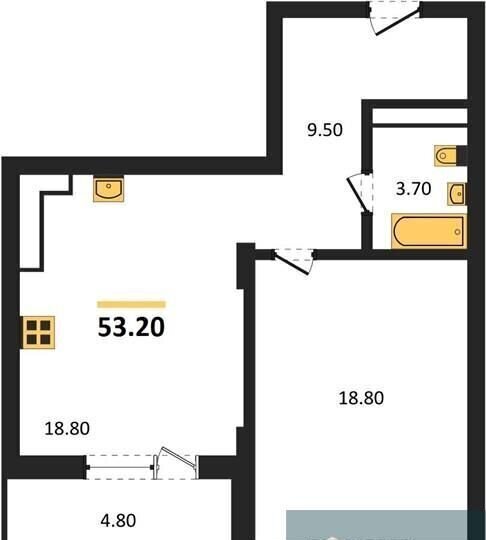 квартира г Воронеж р-н Железнодорожный ул Остужева 52/5 ЖК «Ключи CLUB» фото 1