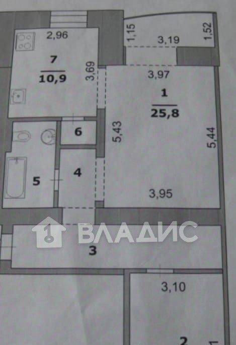 квартира г Белгород Восточный ул Газовиков 15 фото 14