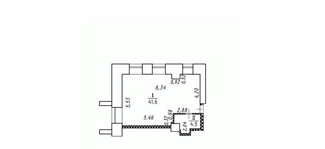 квартира г Омск р-н Центральный ул Октябрьская 87 фото 13