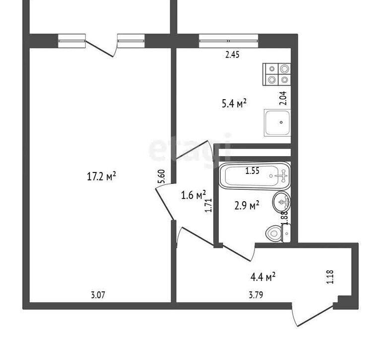квартира г Калининград р-н Московский ул Дрожжевая 16а фото 1