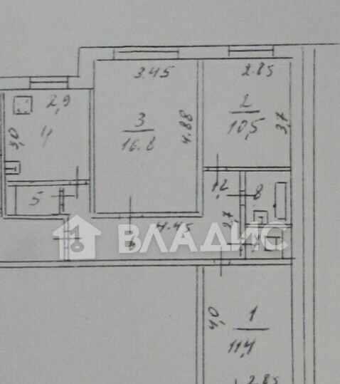 квартира г Пенза п Арбеково ул Ладожская 105 м-н фото 23