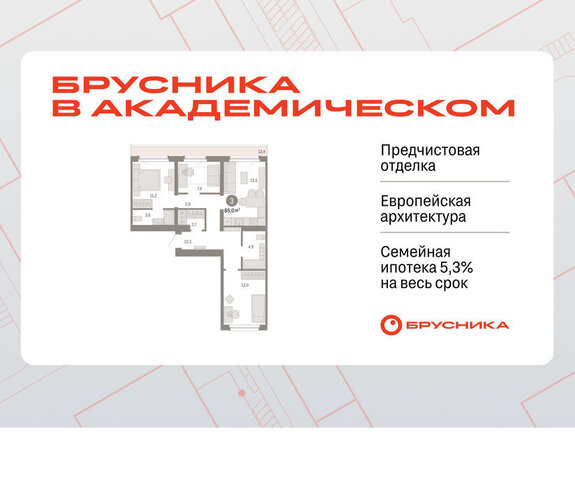 Академический Чкаловская ЖК Брусника в Академическом 19-й квартал фото