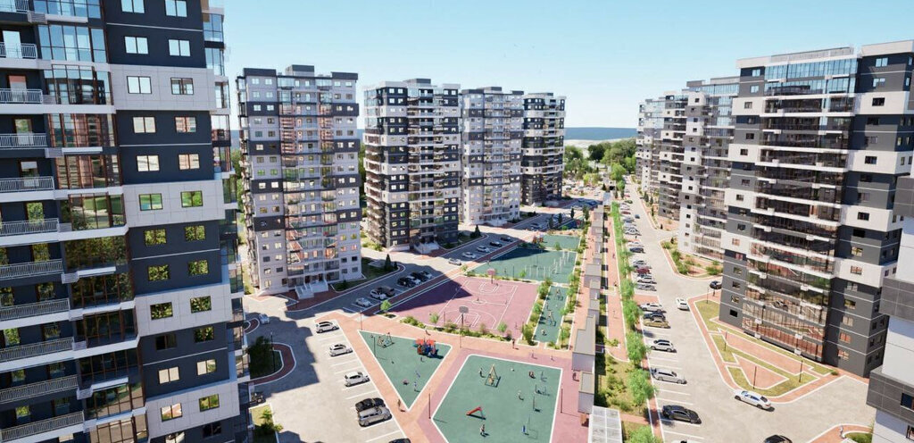 квартира г Новороссийск р-н Южный пр-кт Дзержинского 244к/5 ЖК «Золотой берег» фото 2