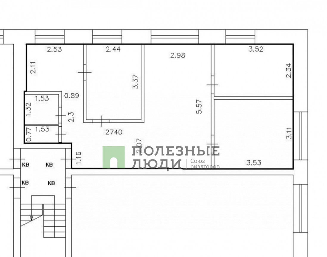 квартира г Киров р-н Октябрьский ул Захватаева 19 фото 31