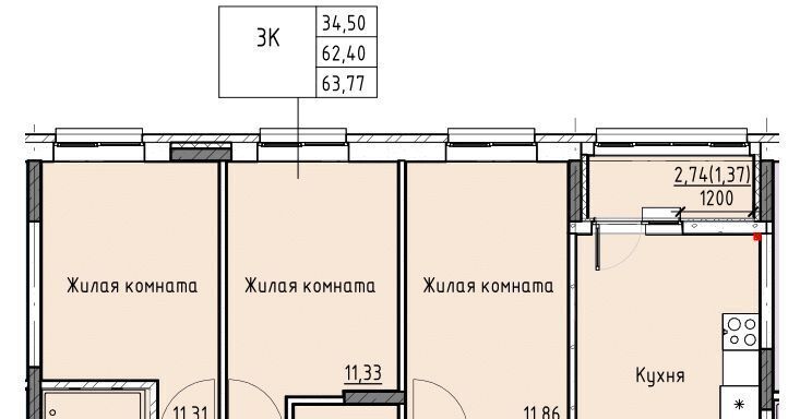 квартира г Батайск пер Талалихина фото 1