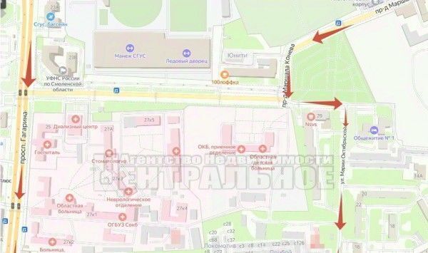 квартира г Смоленск р-н Промышленный ул Киевская 2-я 4 фото 11