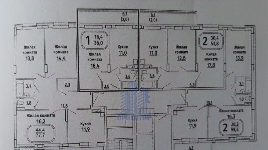 квартира г Чебоксары р-н Московский ул Гражданская 95 фото 2